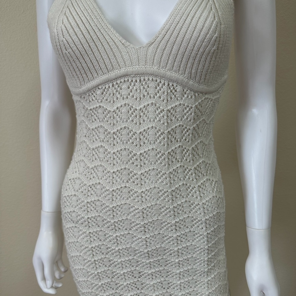 Jessica Simpson Ivory Knit Slip